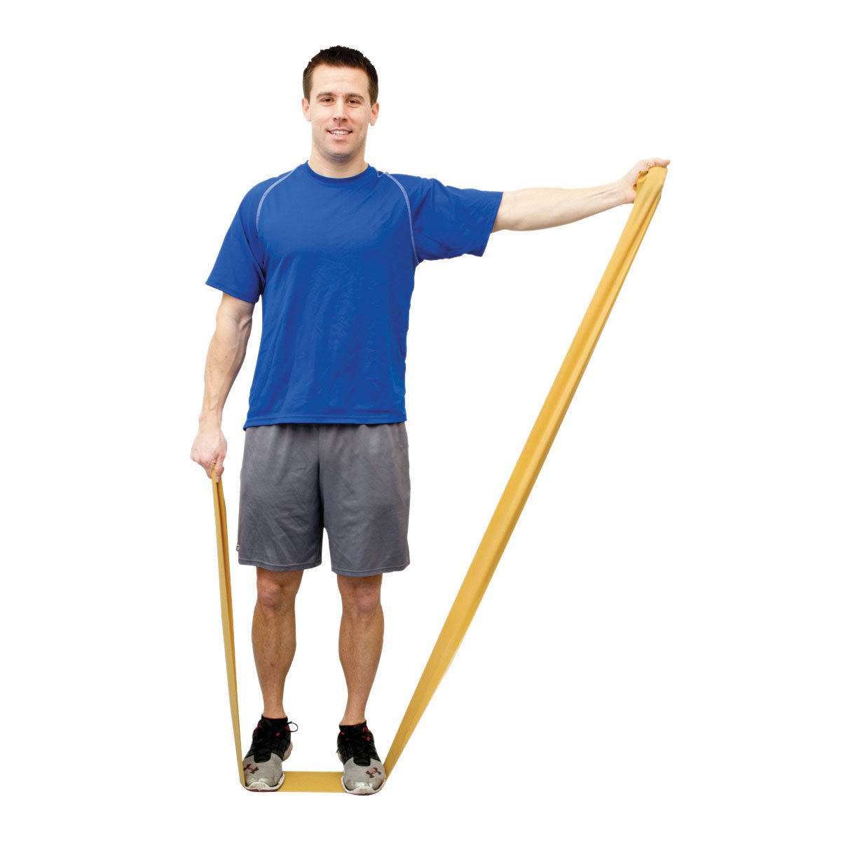 CanDo exercise Go-Band Trainingsband 45m blau schwer Widerstand