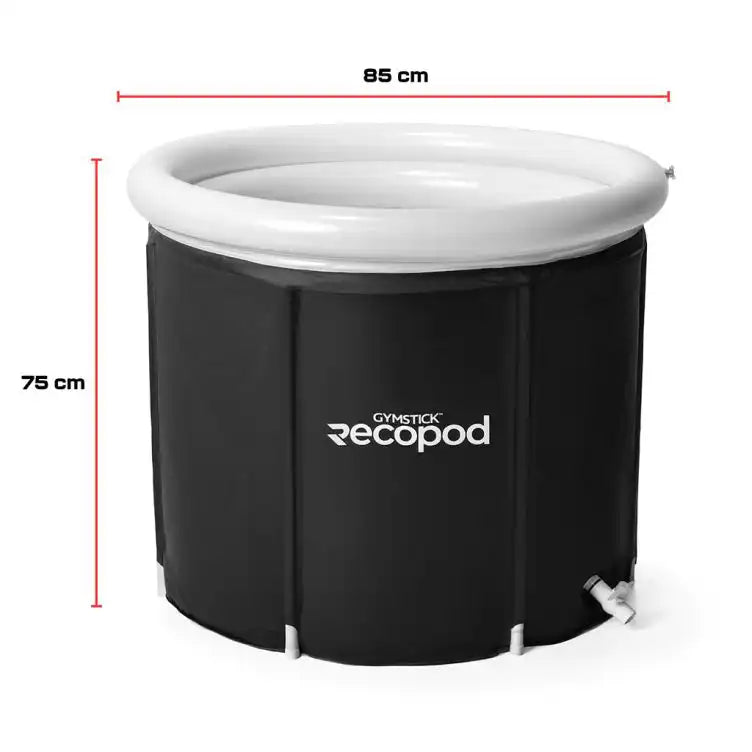 ARTZT thepro Gymstick RecoPod Eistonne Eisbad aufblasbar mit Decke