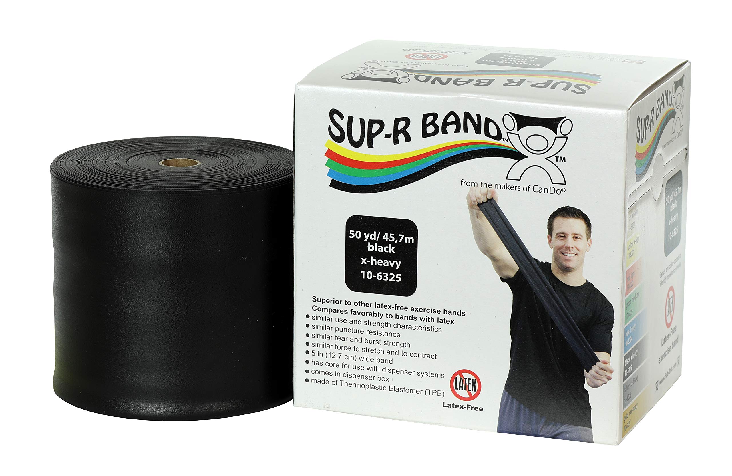 CanDo exercise bands Trainingsband latexfr. 45 m grün medium