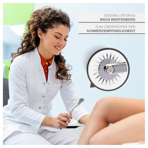 Sport-Tec Therapiegeräte Sensibilitätsrad Wartenberg 17 cm Edelstahl