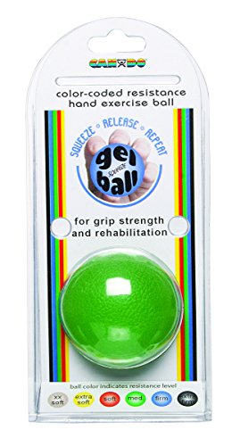 CanDo Digi-Squeeze Übungsgelball grün mittel Handtrainer