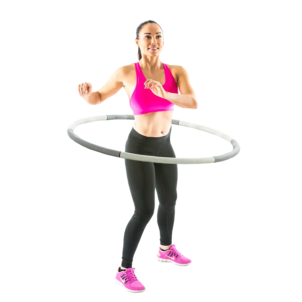 Gymstick Fitnessreifen Hula-Hoop 1,5 kg zerlegbar