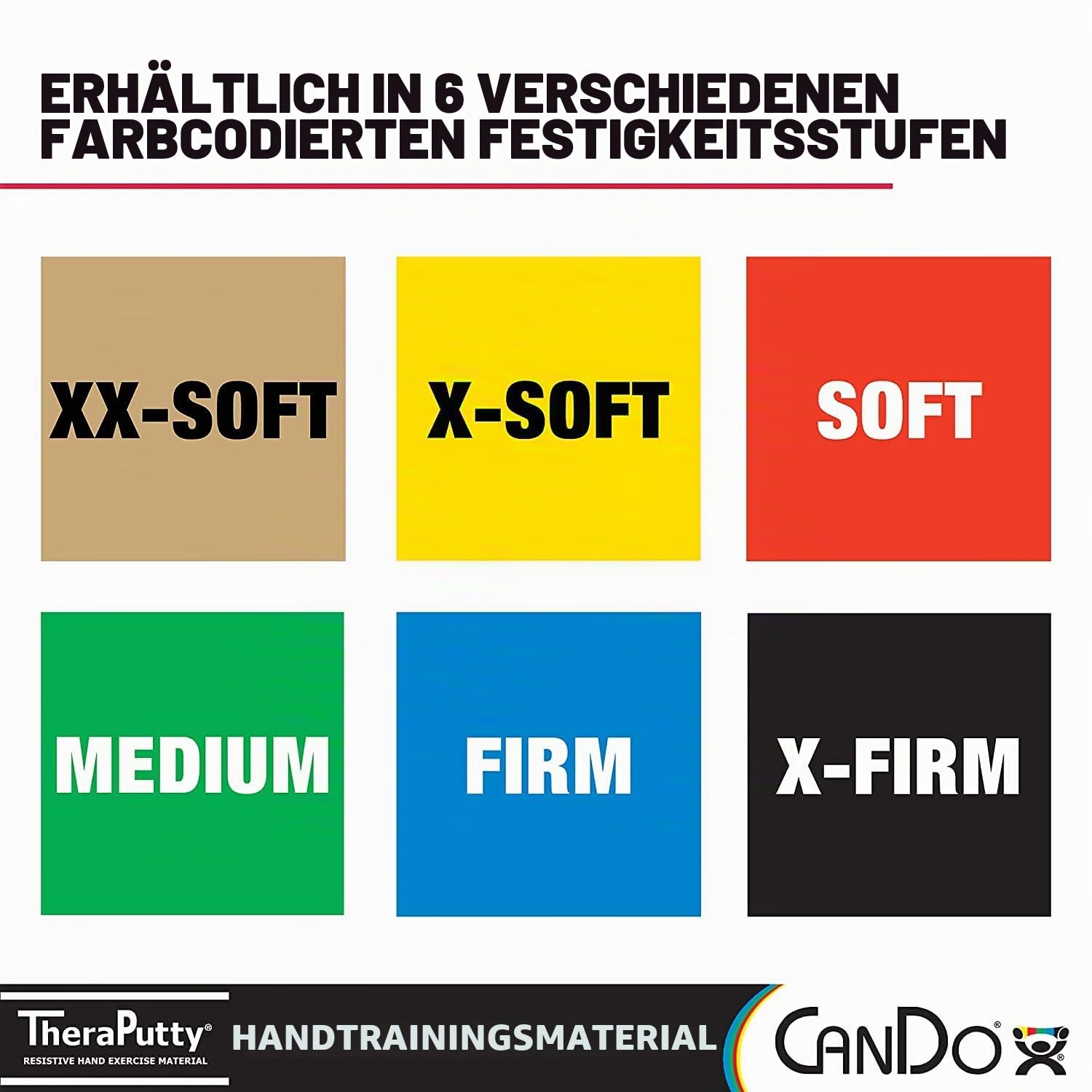 CanDo Theraputty Knetmasse 113 g beige extra leicht
