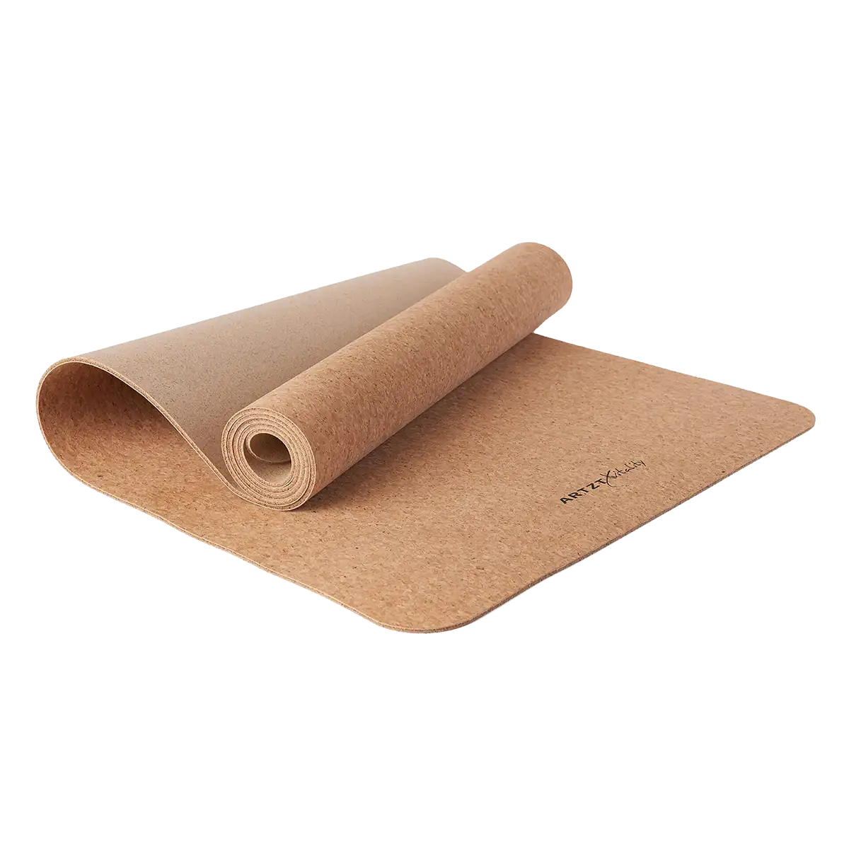 ARTZT vitality Plus Yogamatte Kork 180x60x0,6 cm