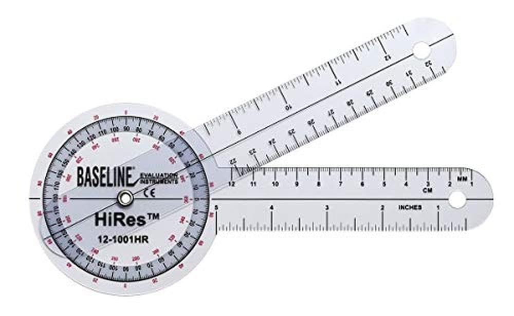 Baseline Goniometer HiRes Kunststoff 360° 20 cm