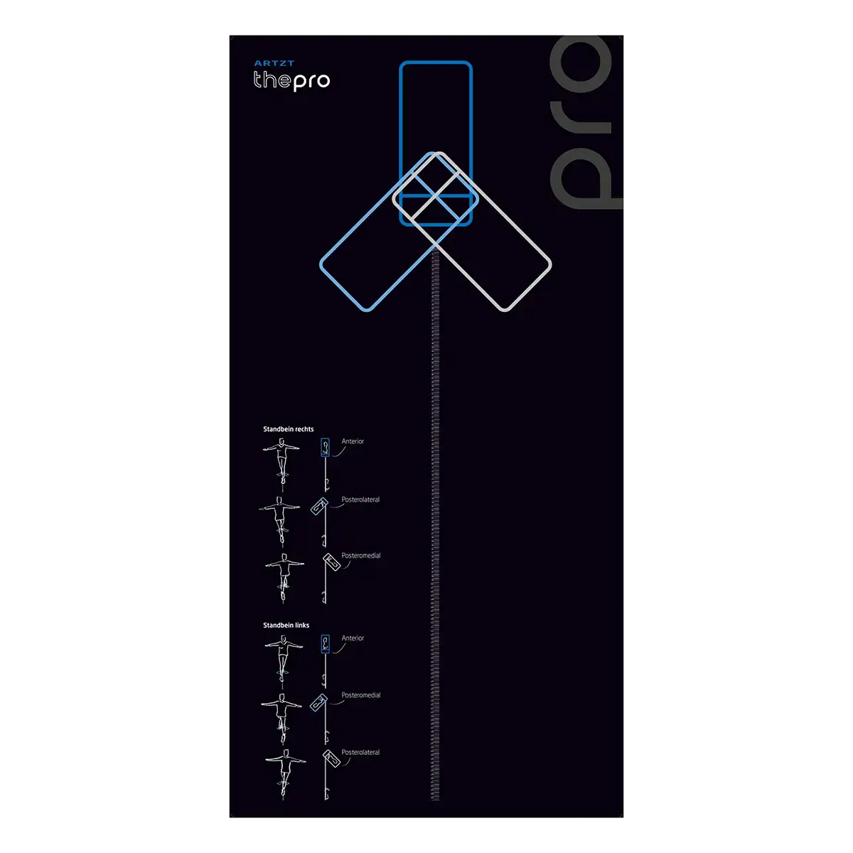 ARTZT thepro Easy Balance Test Testmatte zusammenrollbar