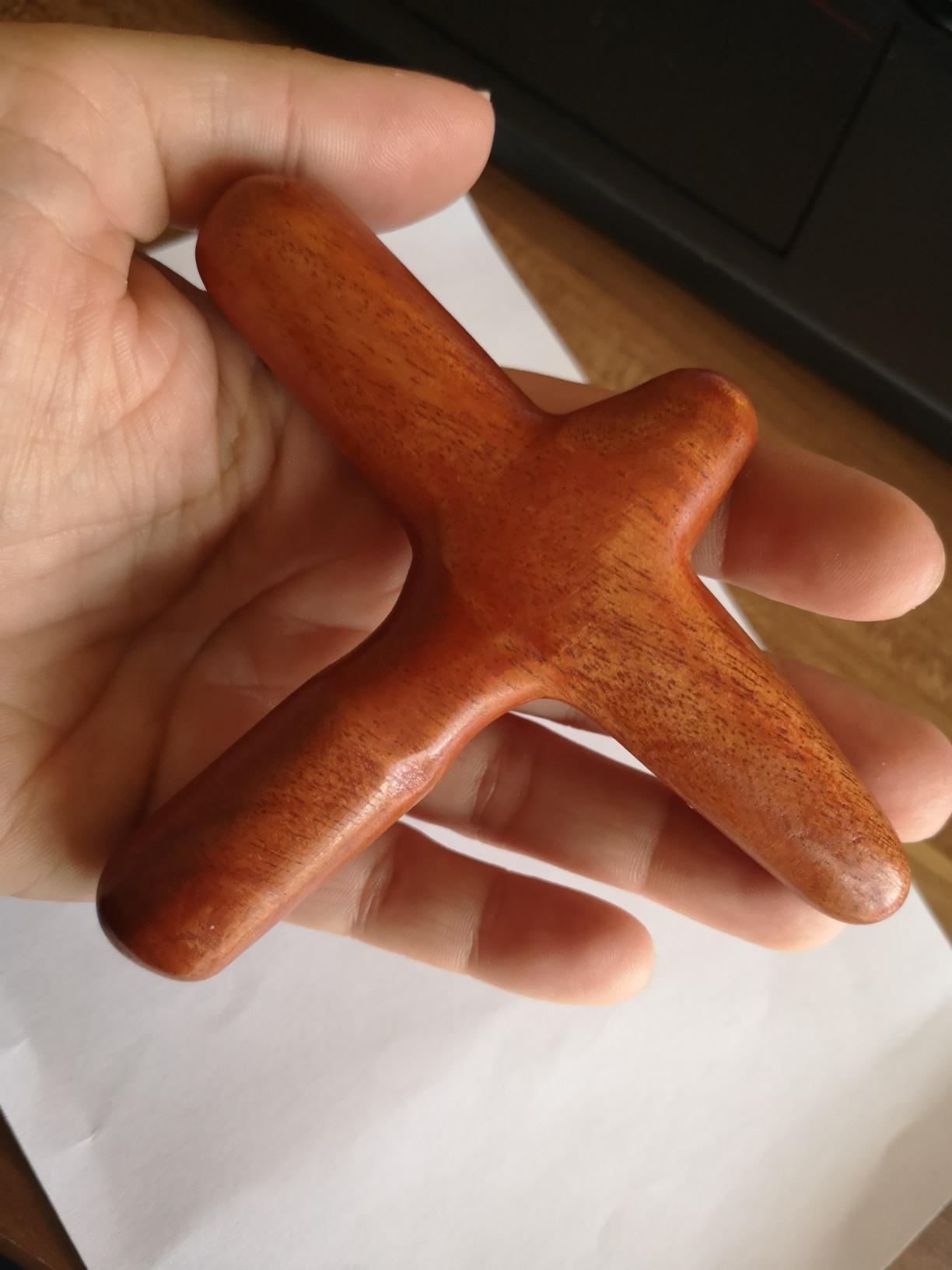 Sport-Tec Massagekreuz Holz Wellness