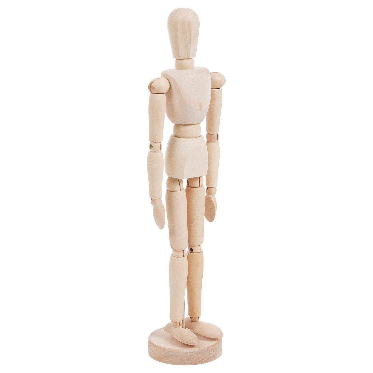 Sport-Tec Lehrmittel Modellpuppe männlich Holz 30 cm Stativ