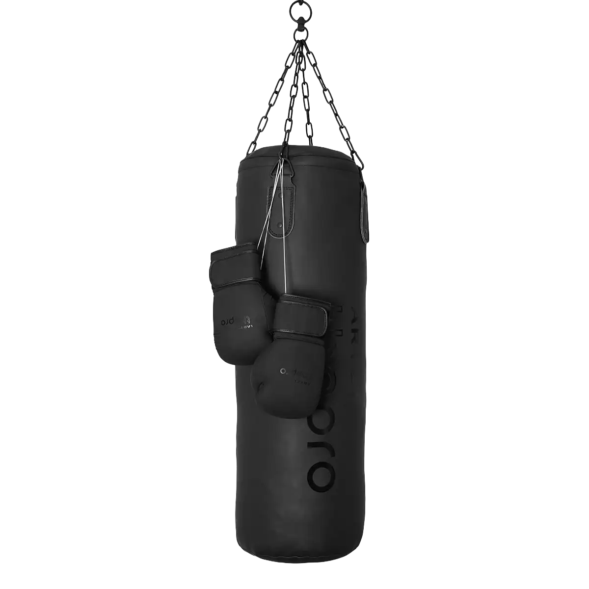 Artzt Boxsack Set 100x30 cm mit Handschuhen