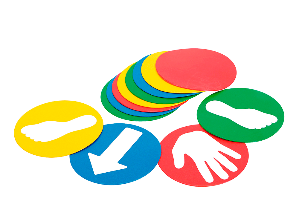Pezzi Toys Educ'o'Disks Bewegungsspiel 12 Scheiben Set