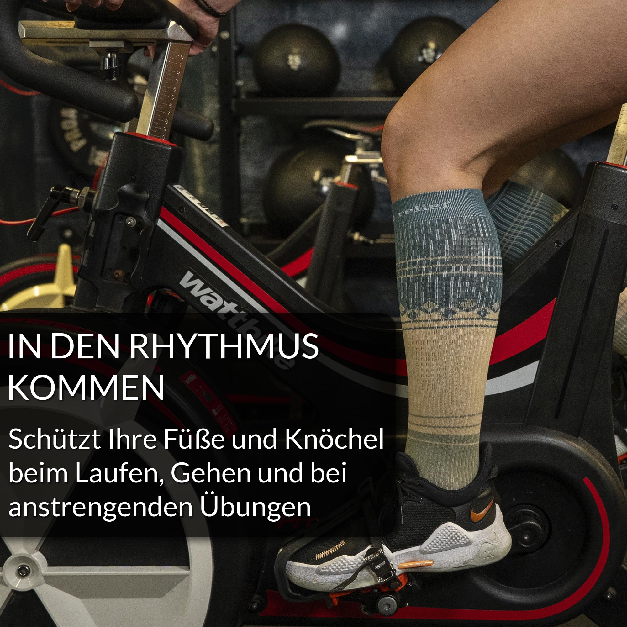 360 RELIEF Kompressionssocken Grün 1 Paar 15-20 mmHg
