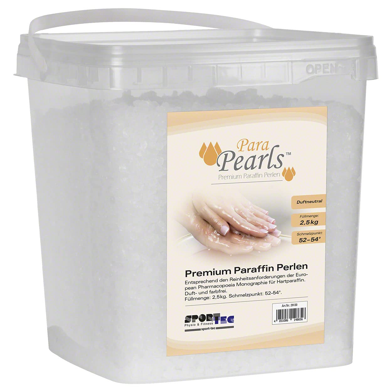 Sport-Tec Wellness ParaPearls Paraffinperlen 2,5 kg neutral geruchlos