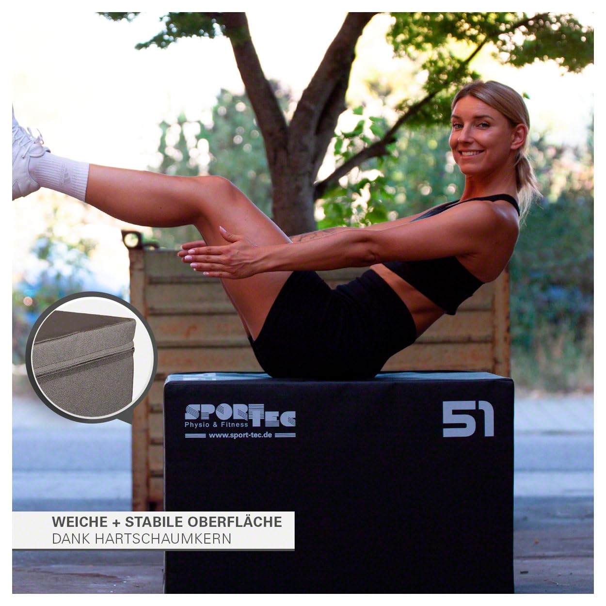 Sport-Tec 3-in-1 Soft Plyo Box Sprungtrainer Hartschaum