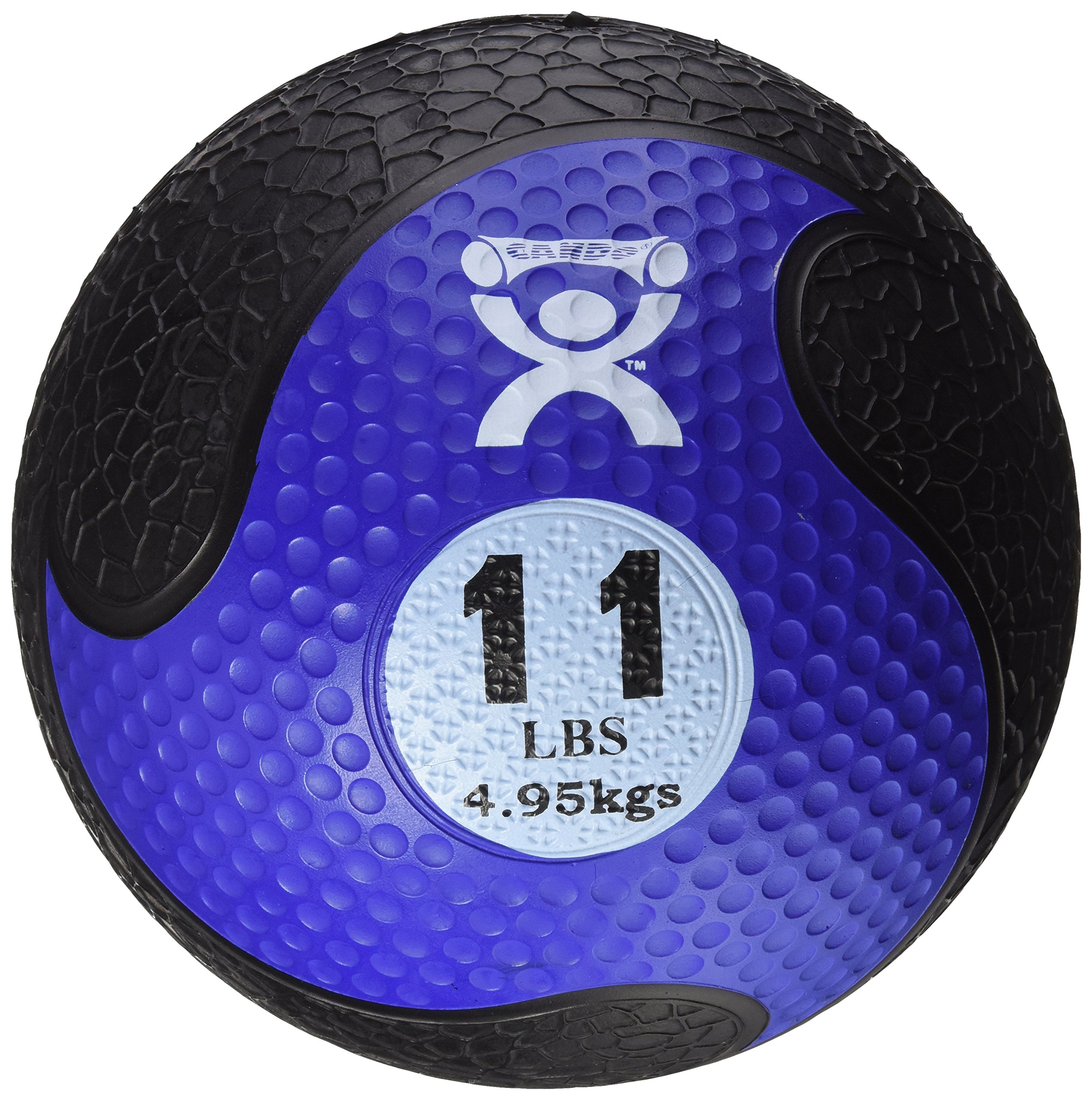 CanDo Weight Series Medizinball 5,0 kg blau Gummi
