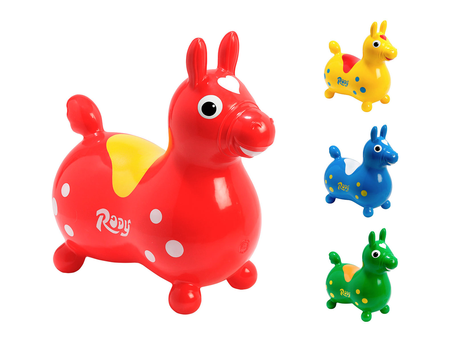 Pezzi Toys Rody Hüpfpferd aufblasbar für Kinder