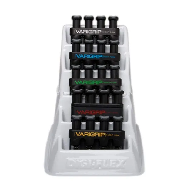 CanDo VariGrip Handtrainer 5er Set mit Ständer