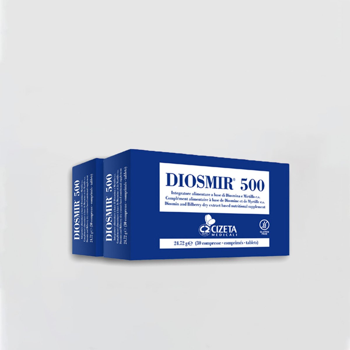 Diosmir 500 Venentabletten Diosmin 30 Tabletten glutenfrei