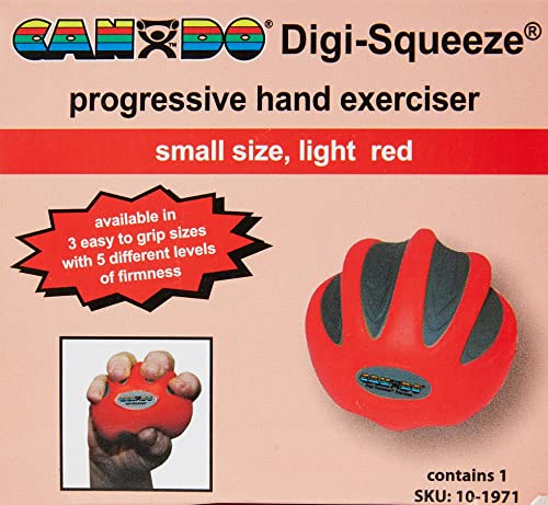 CanDo Digi-Squeeze Handtrainer rot leicht Fingertrainer