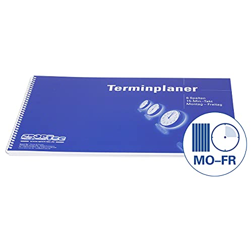 Sport-Tec Praxiseinrichtung Terminplaner 6 Spalten 15 Min Mo-Fr
