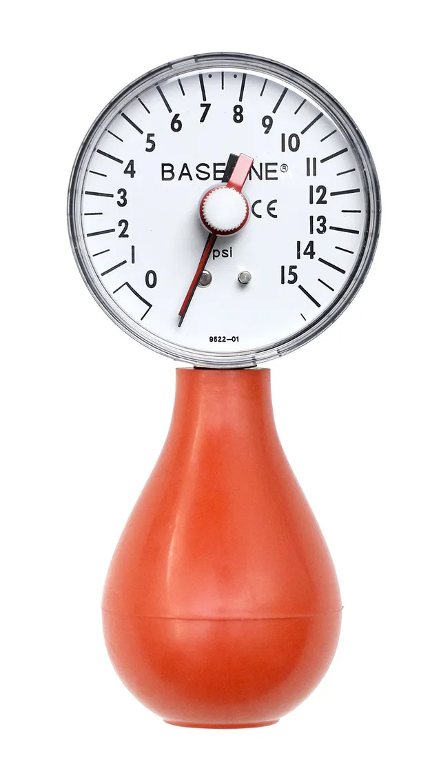 CanDo Baseline Ball-Dynamometer Handkraftmesser 15 PSI Spitzenwert