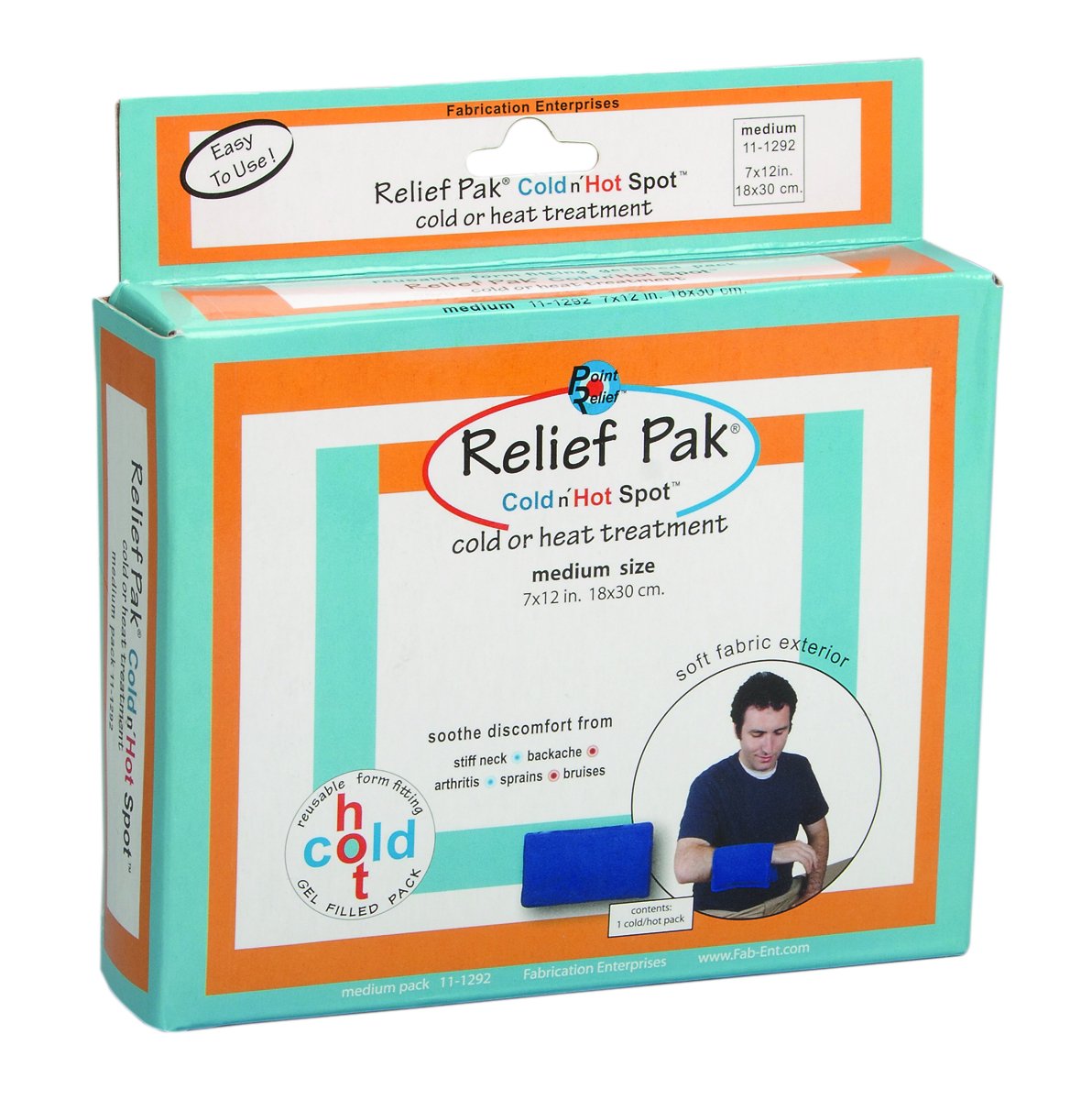 CanDo Relief Pak SensaFlex Kompressenbinde M 18x30 cm Kalt Warm