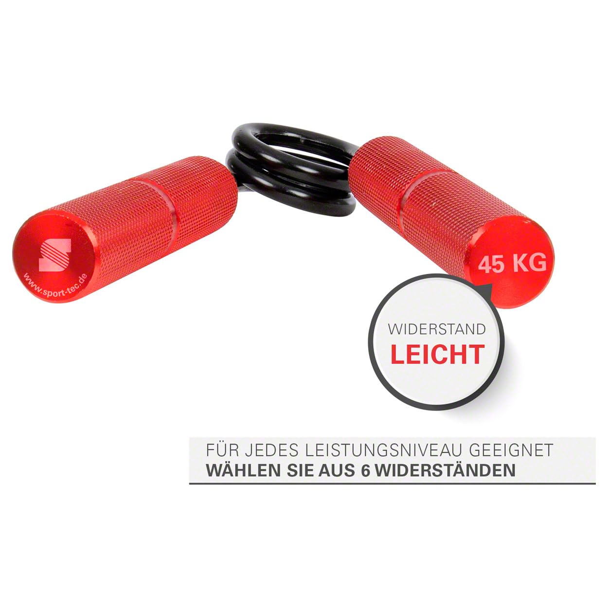 Sport-Tec Handtrainer-Set 6-tlg. 22-137 kg Fingerhantel Metall