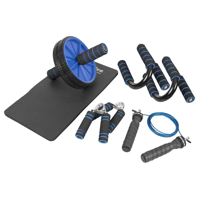 Sport-Tec Fitness Set 4-tlg Blau Push-Up Set