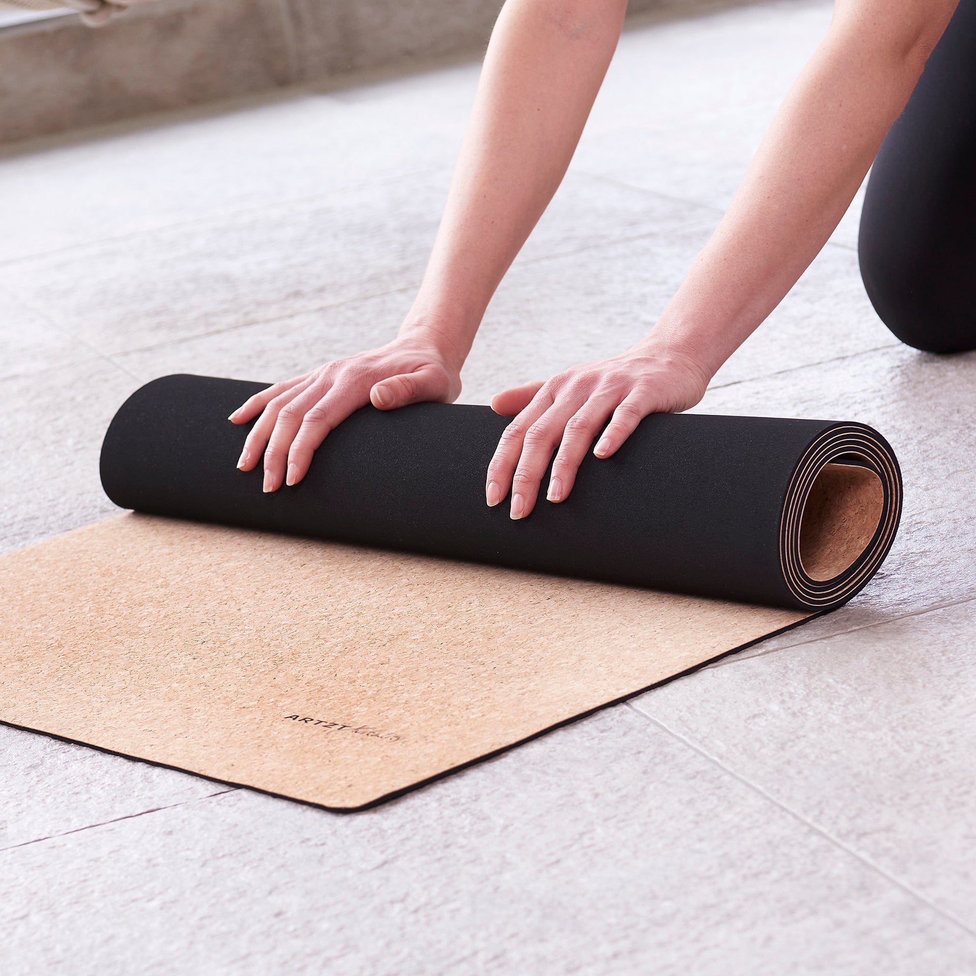 ARTZT vitality Yogamatte Kork 183x65x0,5 cm