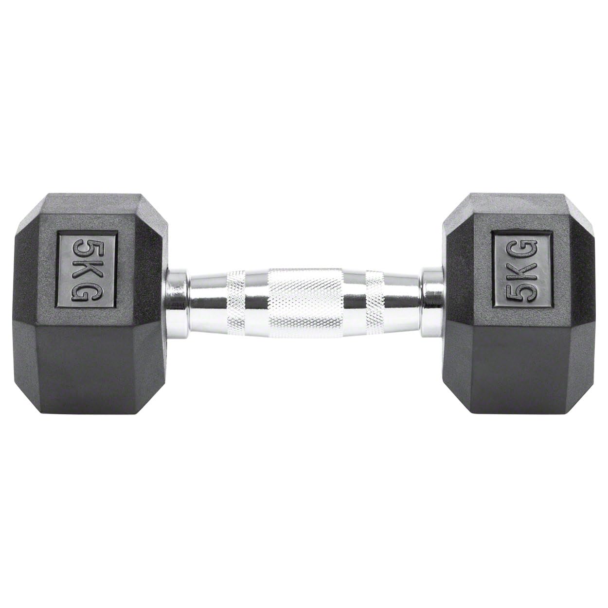 Sport-Tec Hex Kompakthantel 5 kg Gummi Kurzhantel