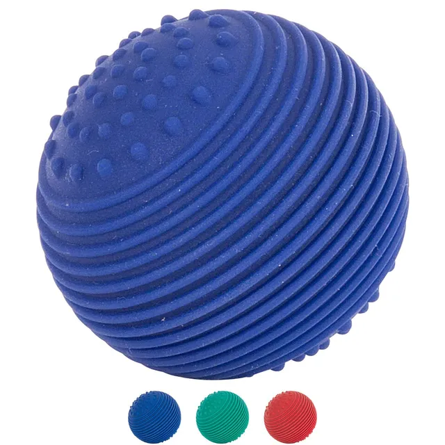 Sport-Tec Wellness Reflexball Noppen Massageball 5,5 cm Blau Motorik