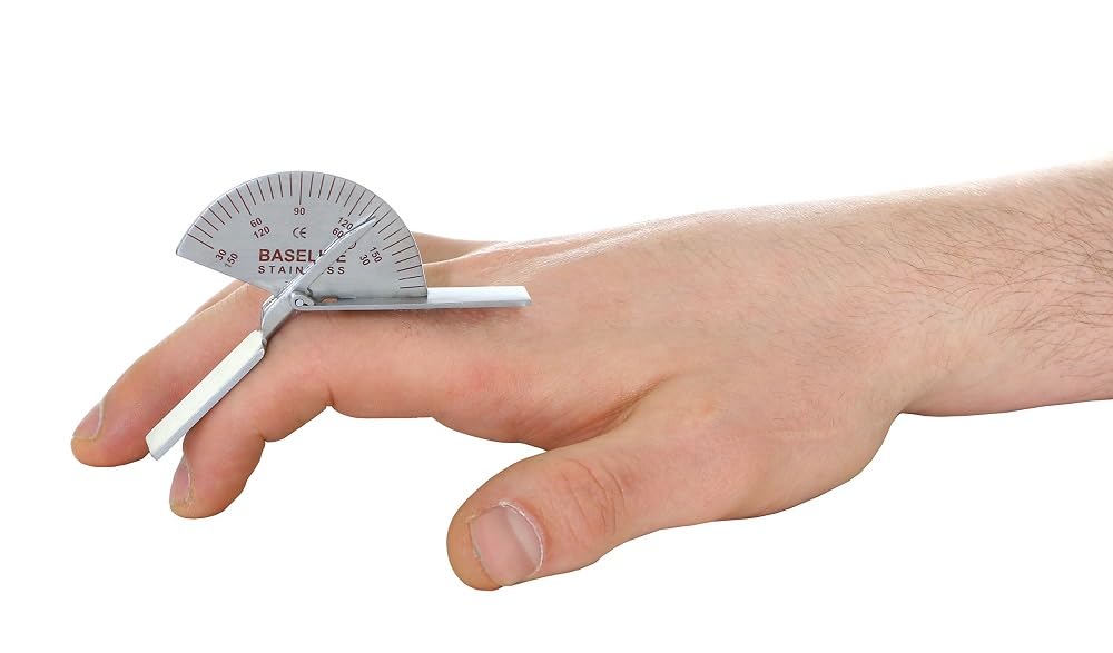 CanDo Baseline Fingergoniometer Edelstahl 9 cm ROM-Messgerät
