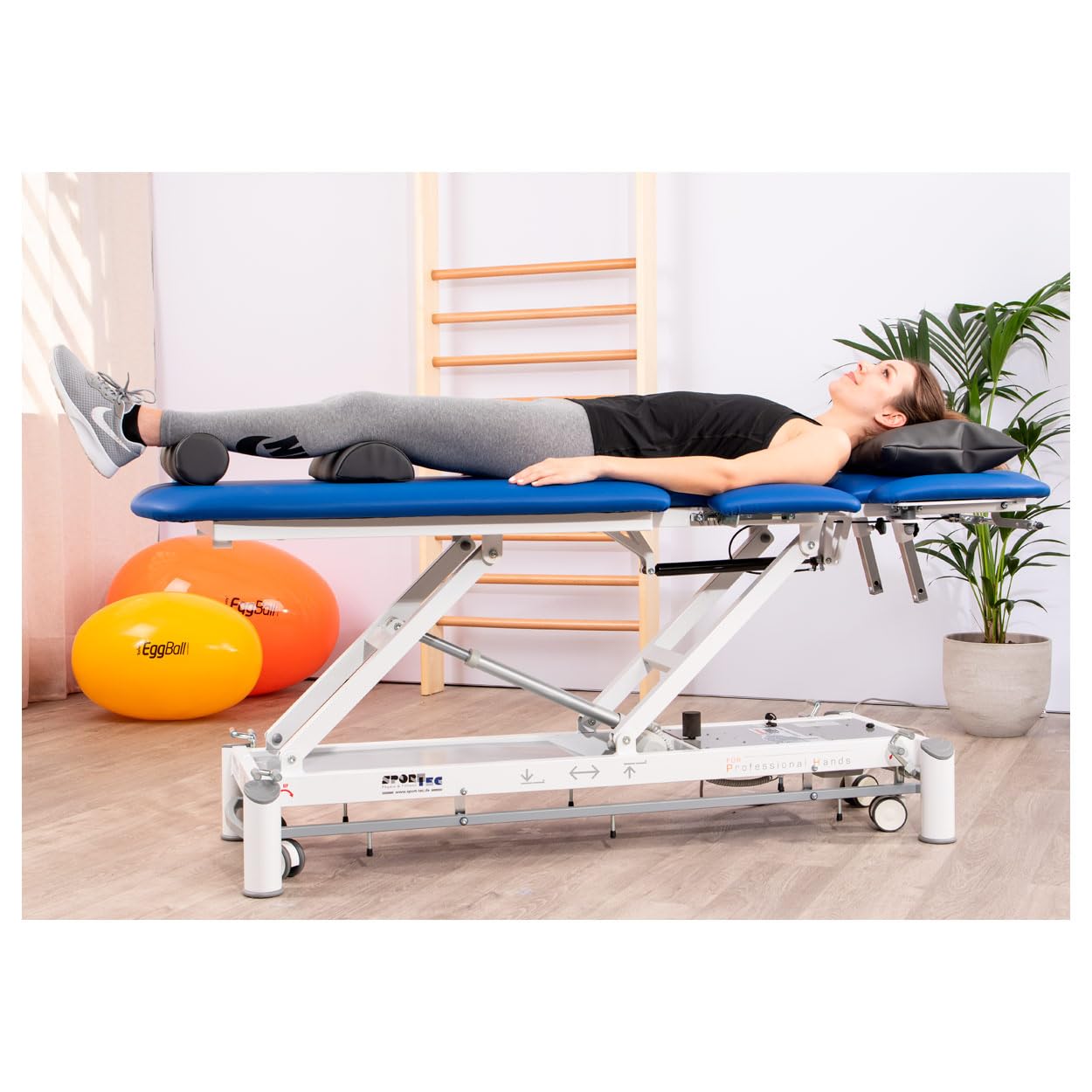 Sport-Tec Lagerungs-Set 3-tlg Rolle Halbrolle Kissen 40cm