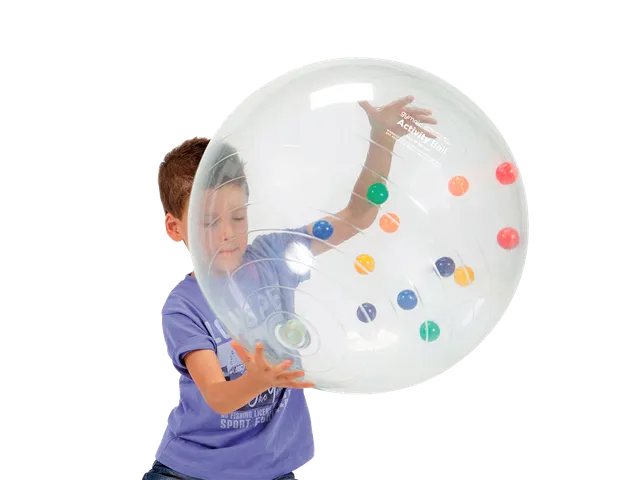 PEZZI Physiotherapy Activity Ball Sensorikball transparent