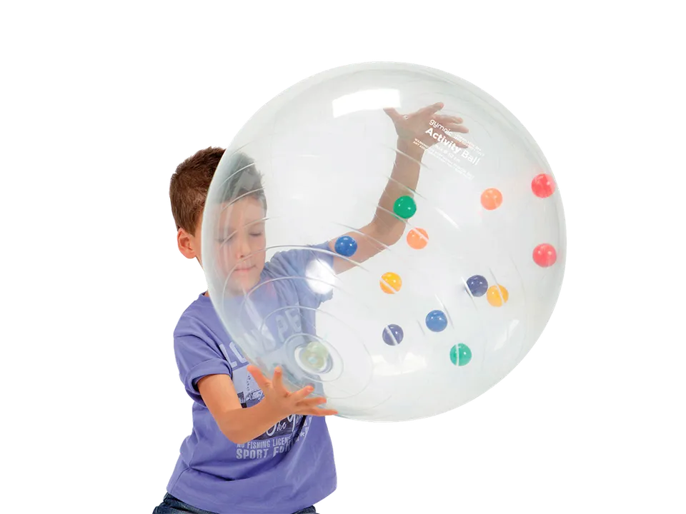 PEZZI Physiotherapy Activity Ball Sensorikball transparent