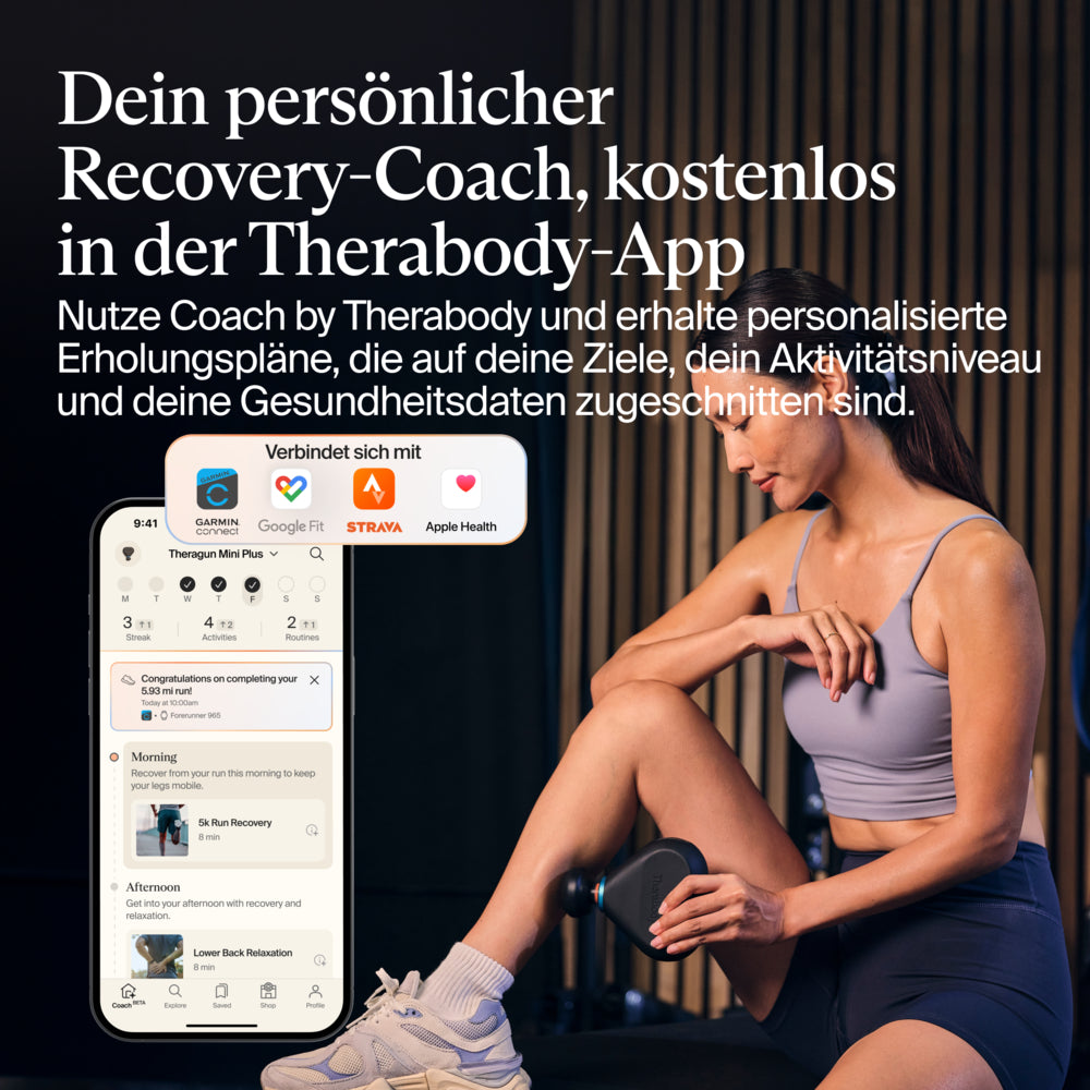Therabody Theragun Mini Plus Massagepistole Wärme 55°C Bluetooth