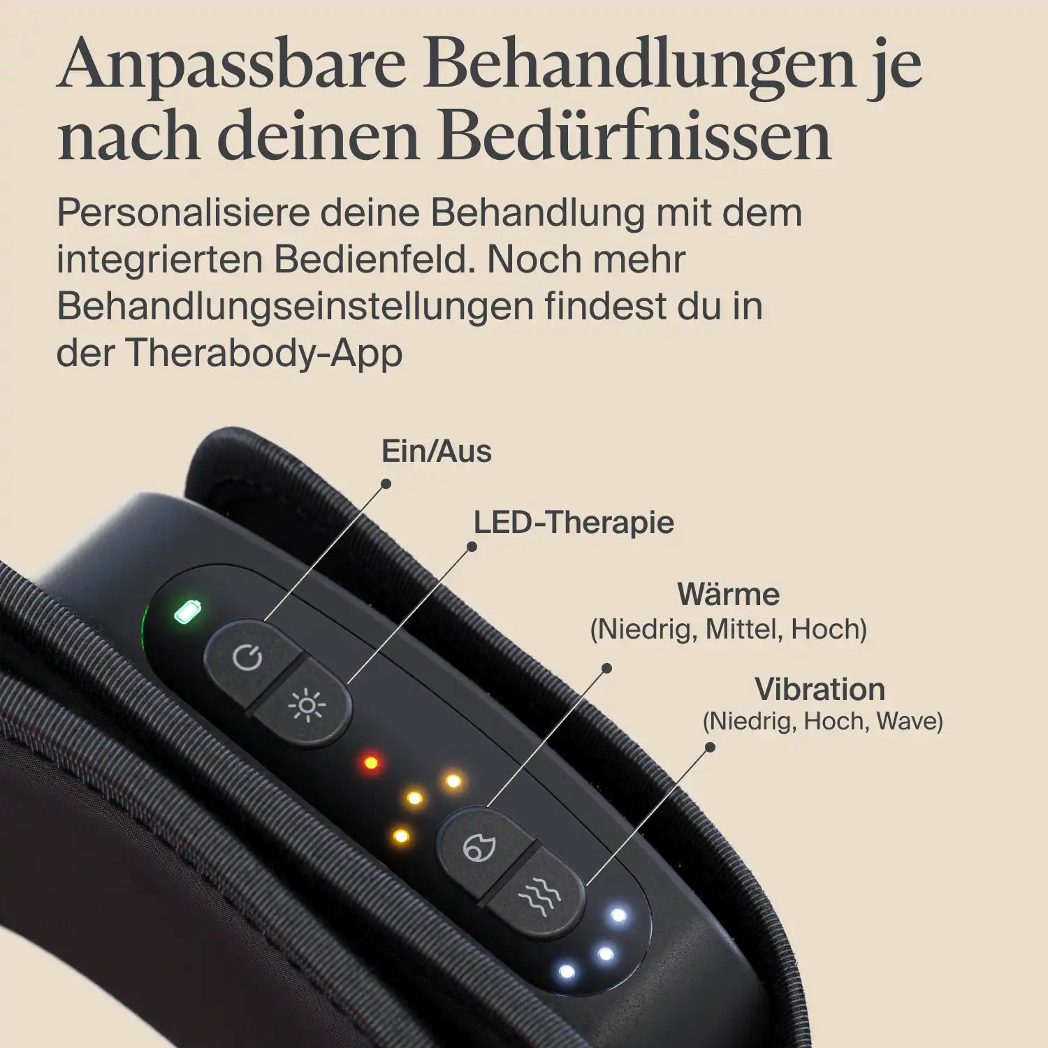 Artzt Therabody ThermBack Wärmegürtel LED Rücken