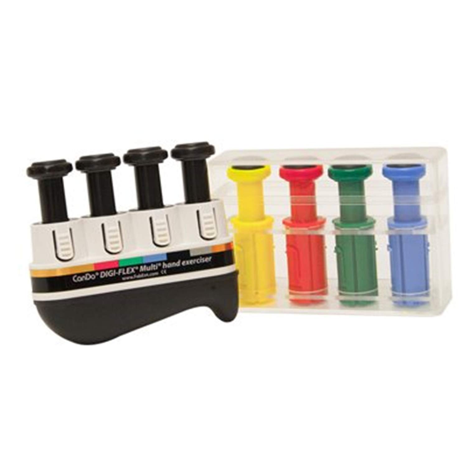 CanDo Digi-Flex Handtrainer 4x grün medium mit 8 Knöpfen