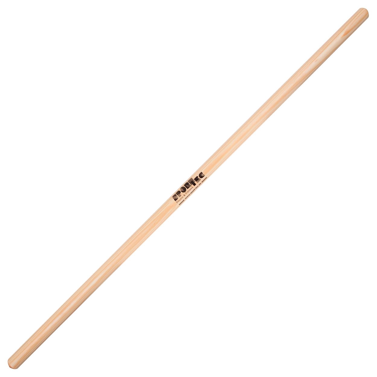 Sport-Tec Turnstab Gymnastikstab Holz 80 cm natur lackiert