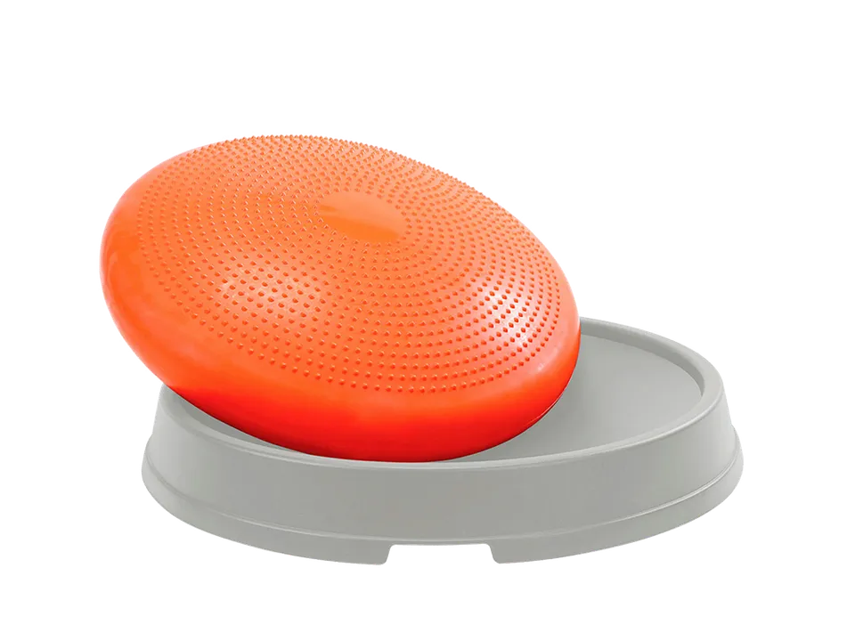 PEZZI Fitness Disco Dome Balancetrainer mit Kissen Step