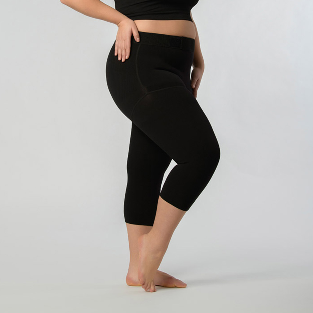 Lipocare Strong Corsaro 3/4 Kompressionshose bei Lipödem