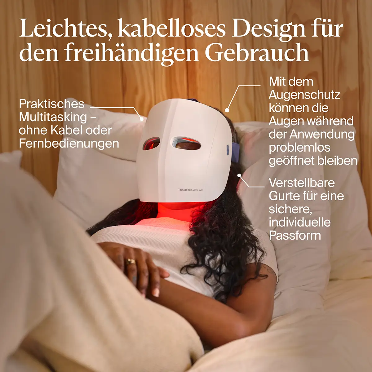 Therabody TheraFace Mask Glo LED-Maske Gesicht Rotlicht