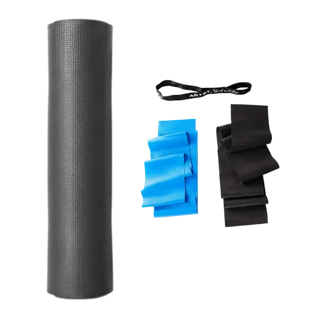 ARTZT vitality Home Gym Set Gymnastikmatte + 2 Fitnessbänder