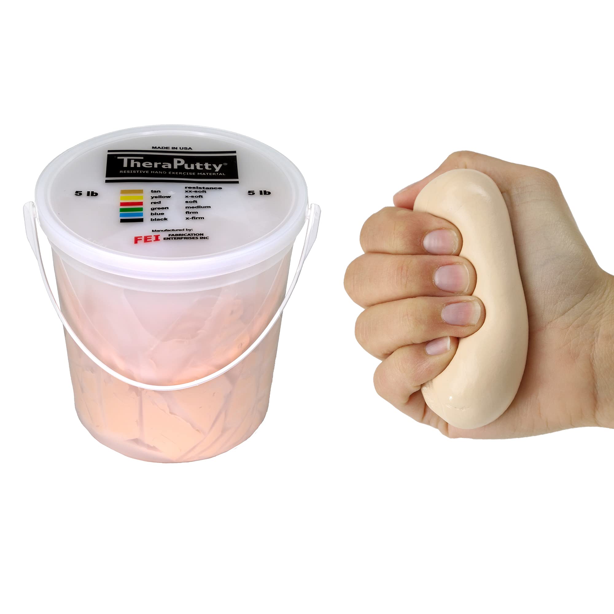 CanDo Theraputty Handknete 57 g grün medium