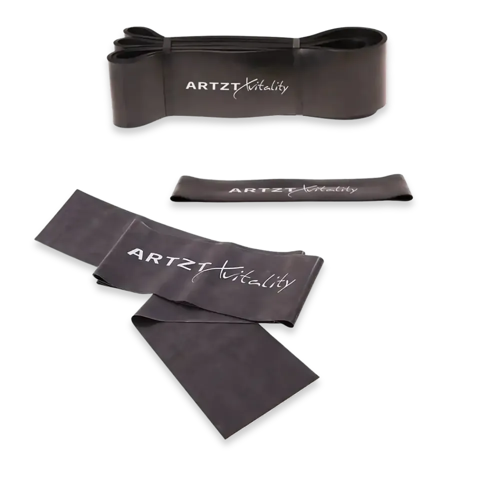 Artzt Vitality Power Set Fitnessbänder 3x stark schwarz