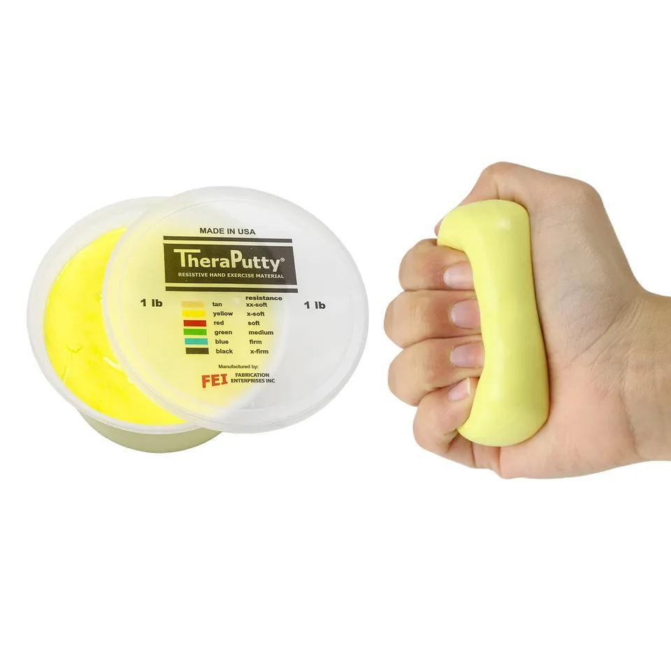 CanDo TheraPutty Therapieknete 450 g gelb sehr leicht