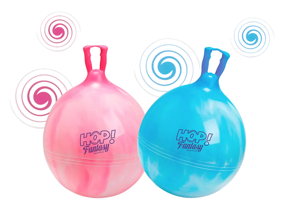 PEZZI Toys Hop Fantasy Hüpfball bunt Sky Blue