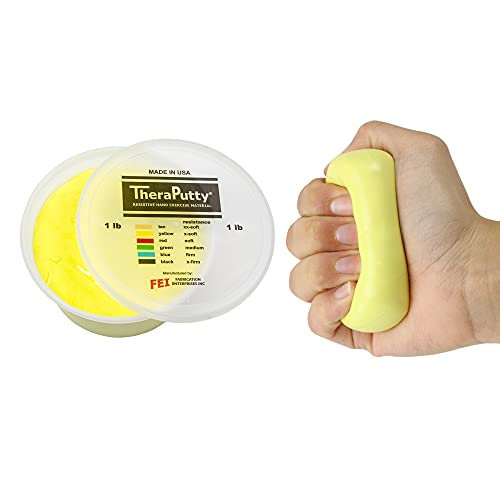 CanDo TheraPutty Therapieknete 450 g gelb sehr leicht