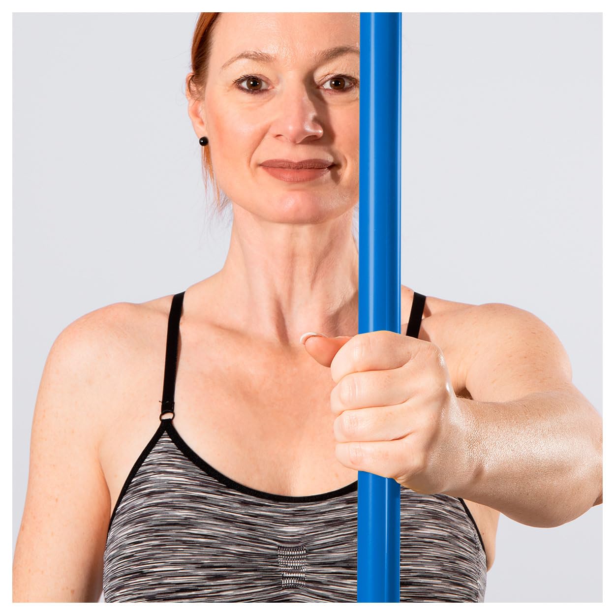 Sport-Tec Turnstab Gymnastikstab 120cm Blau Kunststoff