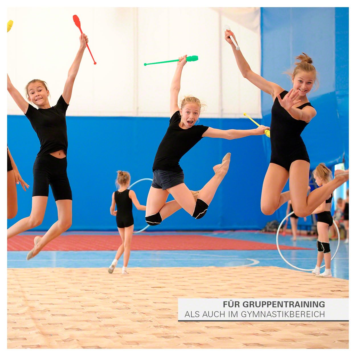 Sport-Tec Sport & Fitness Turnkeule 45 cm Blau Kunststoff