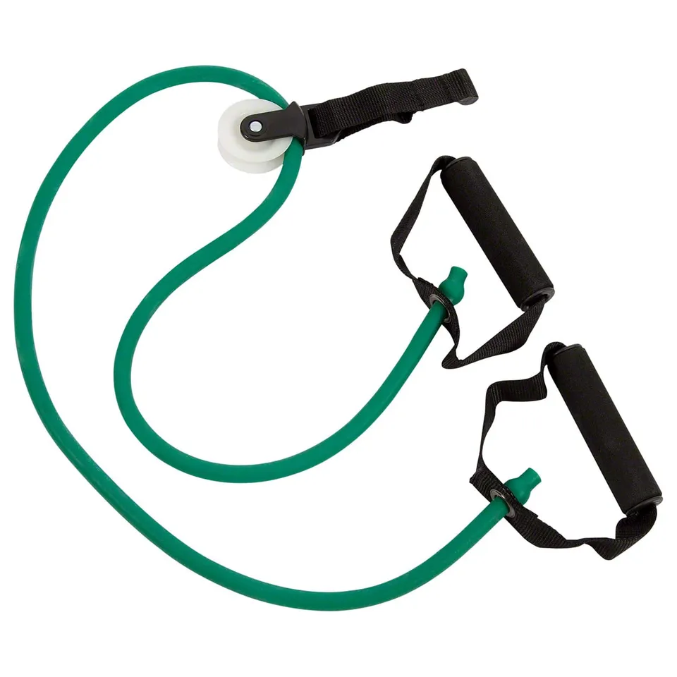 Sport-Tec Sport & Fitness Shoulder Tube Pulley Expander stark grün